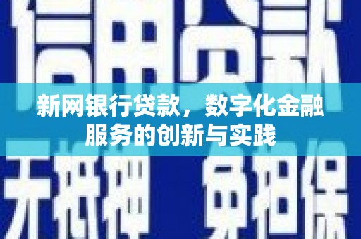 得荣新网银行贷款，数字化金融服务的创新与实践