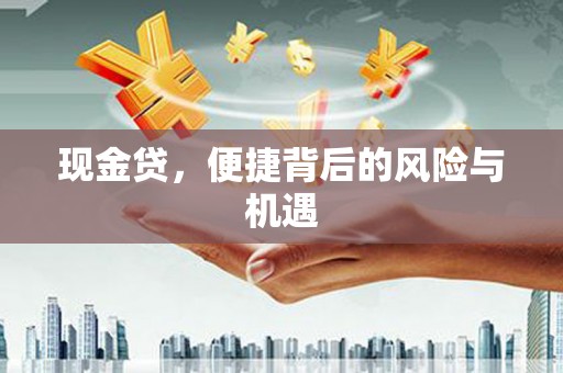 得荣现金贷，便捷背后的风险与机遇