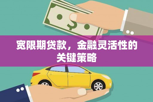 得荣宽限期贷款，金融灵活性的关键策略