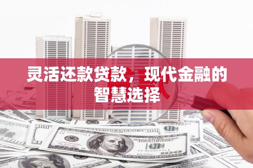得荣灵活还款贷款，现代金融的智慧选择