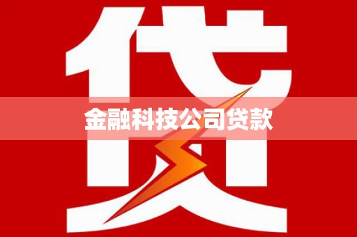 得荣金融科技公司贷款