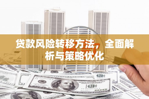 得荣贷款风险转移方法，全面解析与策略优化