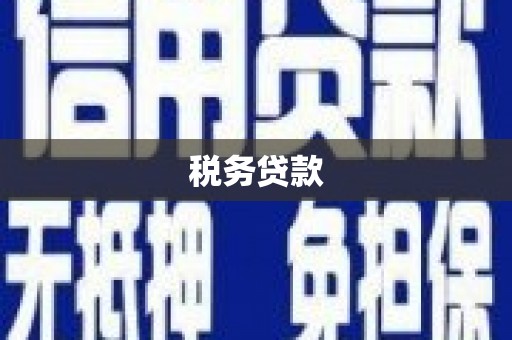 得荣税务贷款