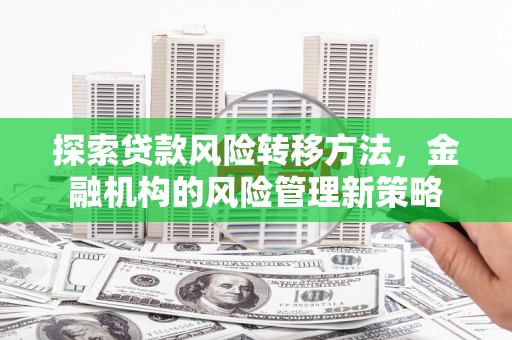 得荣探索贷款风险转移方法，金融机构的风险管理新策略