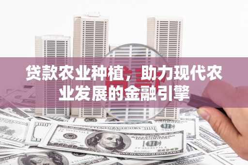 得荣贷款农业种植，助力现代农业发展的金融引擎