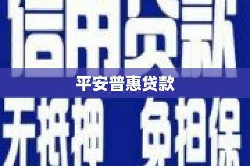 得荣平安普惠贷款