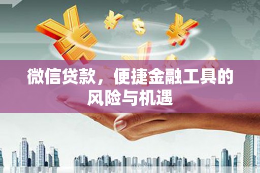 得荣微信贷款，便捷金融工具的风险与机遇