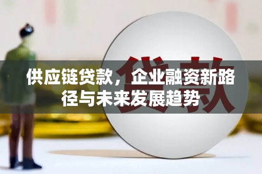 得荣供应链贷款，企业融资新路径与未来发展趋势
