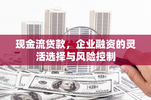 得荣现金流贷款，企业融资的灵活选择与风险控制