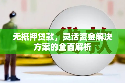 得荣无抵押贷款，灵活资金解决方案的全面解析