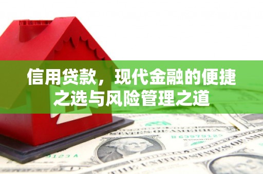 得荣信用贷款，现代金融的便捷之选与风险管理之道