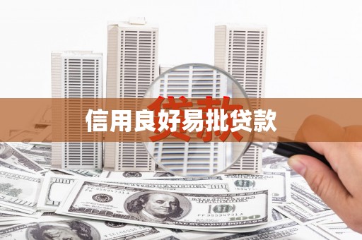 得荣信用良好易批贷款