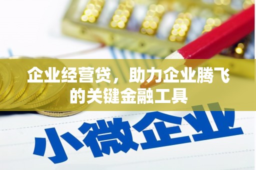 得荣企业经营贷，助力企业腾飞的关键金融工具