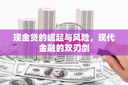 得荣现金贷的崛起与风险，现代金融的双刃剑