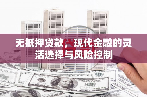 得荣无抵押贷款，现代金融的灵活选择与风险控制