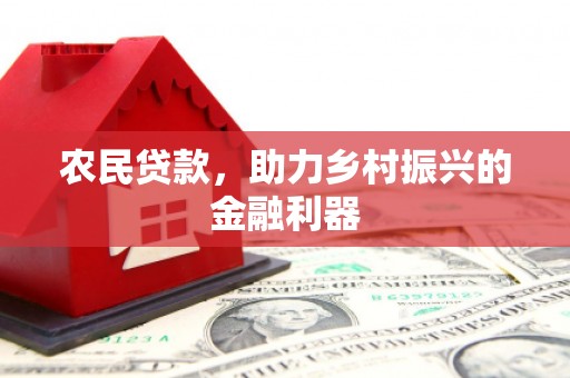 得荣农民贷款，助力乡村振兴的金融利器