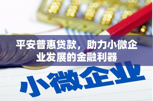 得荣平安普惠贷款，助力小微企业发展的金融利器