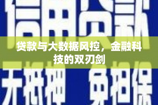 得荣贷款与大数据风控，金融科技的双刃剑