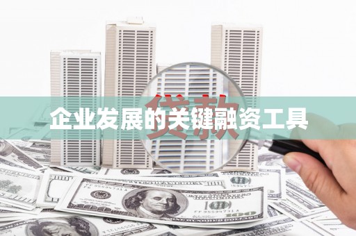 得荣企业发展的关键融资工具