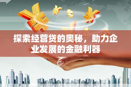 得荣探索经营贷的奥秘，助力企业发展的金融利器
