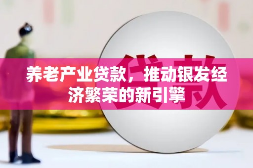 得荣养老产业贷款，推动银发经济繁荣的新引擎
