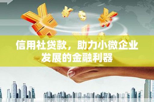 得荣信用社贷款，助力小微企业发展的金融利器