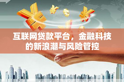 得荣互联网贷款平台，金融科技的新浪潮与风险管控