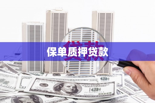 得荣保单质押贷款