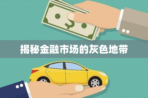 得荣揭秘金融市场的灰色地带